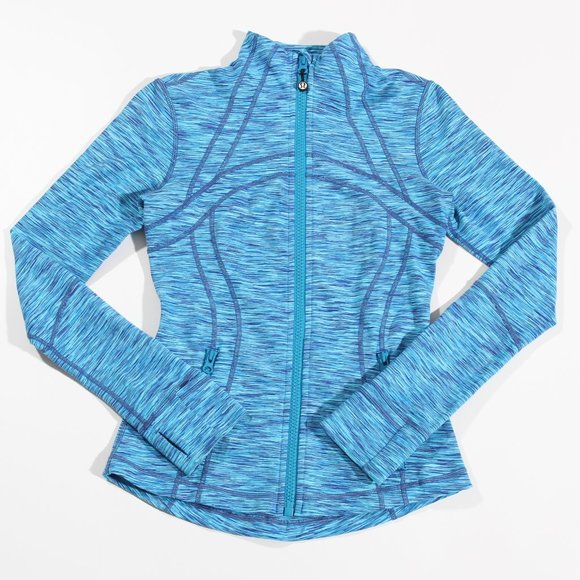 lululemon athletica Jackets & Blazers - *RARE* Lululemon Define Jacket Full Zip Blue Space Dye Wee Are From Space Size 4